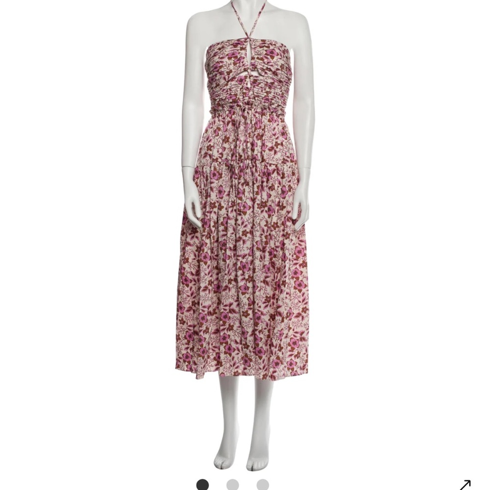 Jason Wu Pink Floral Strapless Dress